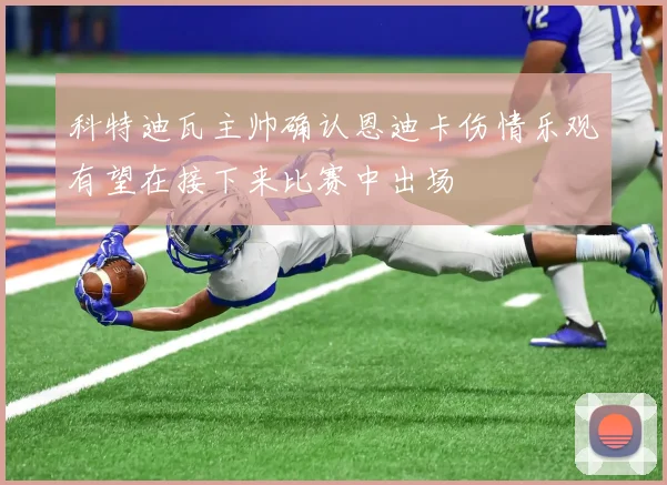 科特迪瓦主帅确认恩迪卡伤情乐观有望在接下来比赛中出场